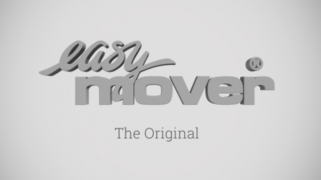 Gray 3D Easy Mover logo with tagline
